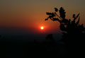 Sonnenuntergang auf der Schwäbischen Alb